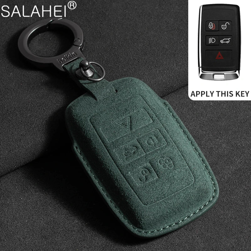 Wildleder Schlüsselhülle für Land Rover – Schutz und Dekoration