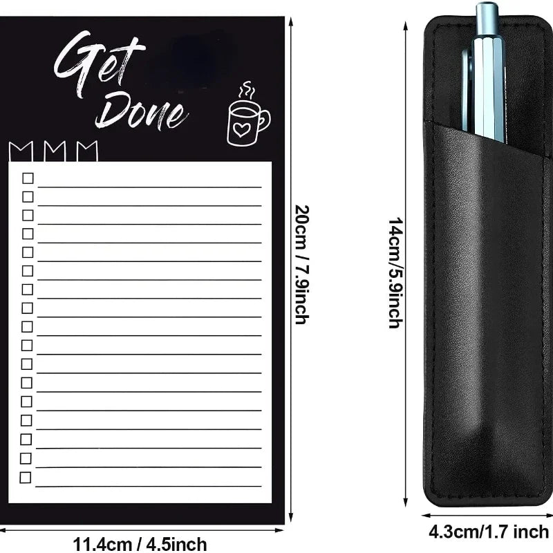 50 Blatt magnetische Notizblöcke für Kühlschrank To-Do Listen Planer