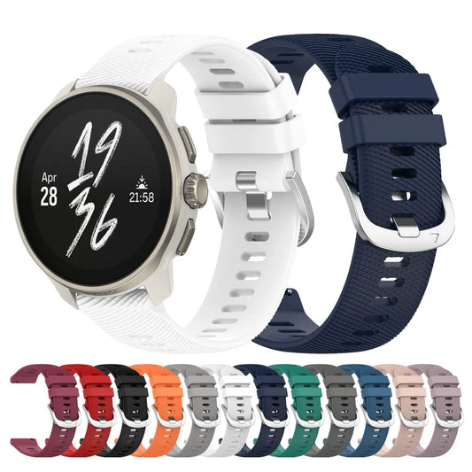 Sportliches Silikon-Uhrarmband 20/22mm – Komfort - Robustheit für Suunto Modelle