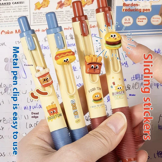 4-teiliges löschbares Gel-Stift Set 0,5mm für Schule und Büro