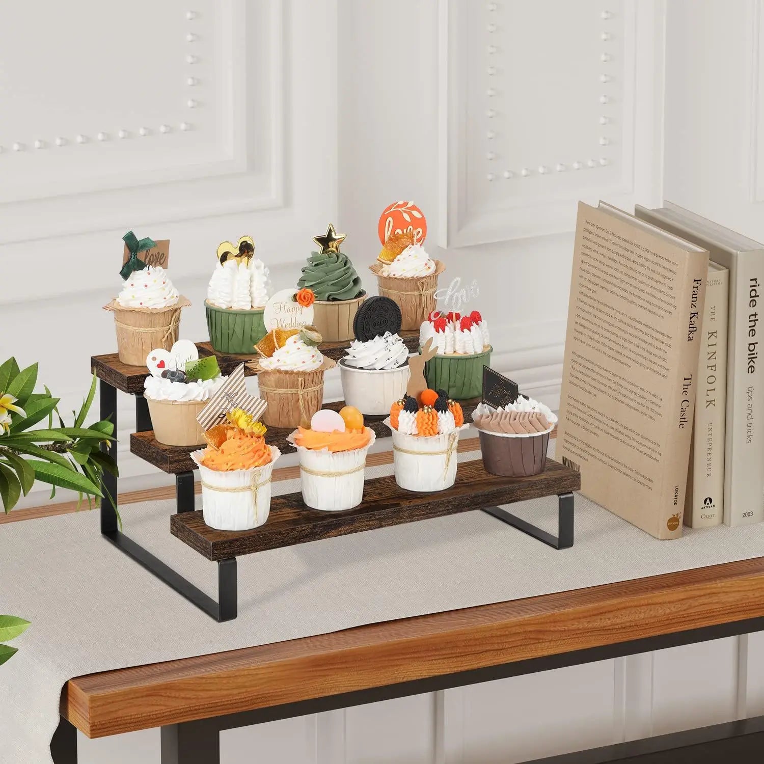 Premium Holz Display Rack für Gewürzlagerung-Yabubest - Home & More