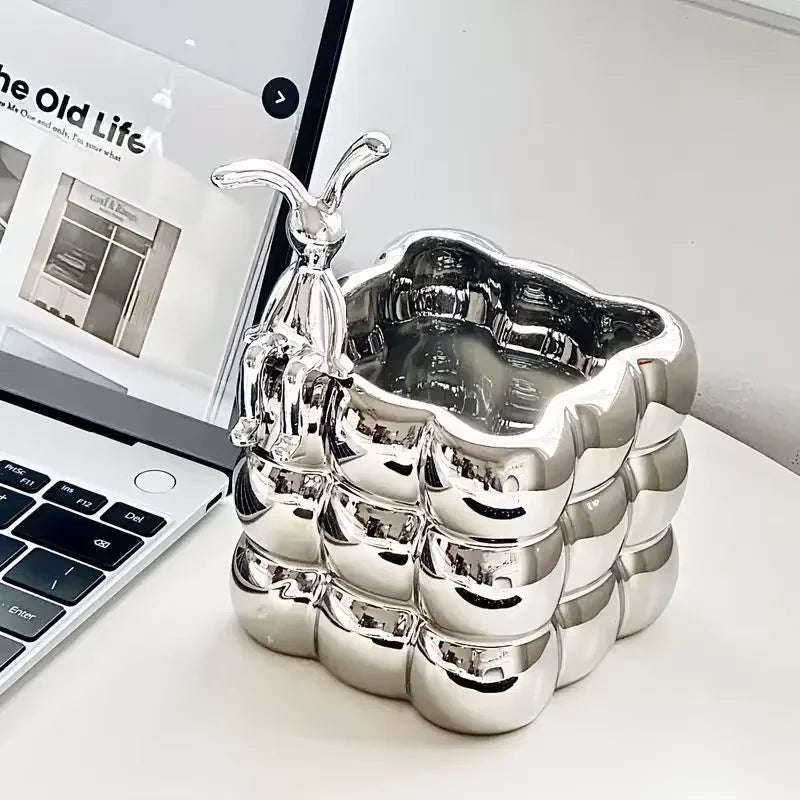 Dekorative Keramik Aufbewahrungsschale für Schlüssel und Schmuck