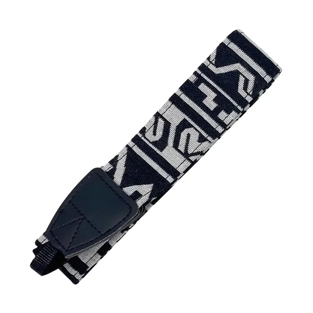 Verstellbarer Kameragurt aus PU Leder im Retro Ethno Stil