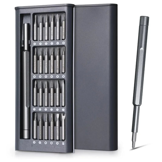 25 in 1 Präzisions Schraubendreher Set magnetisch mit vielseitigen Köpfen