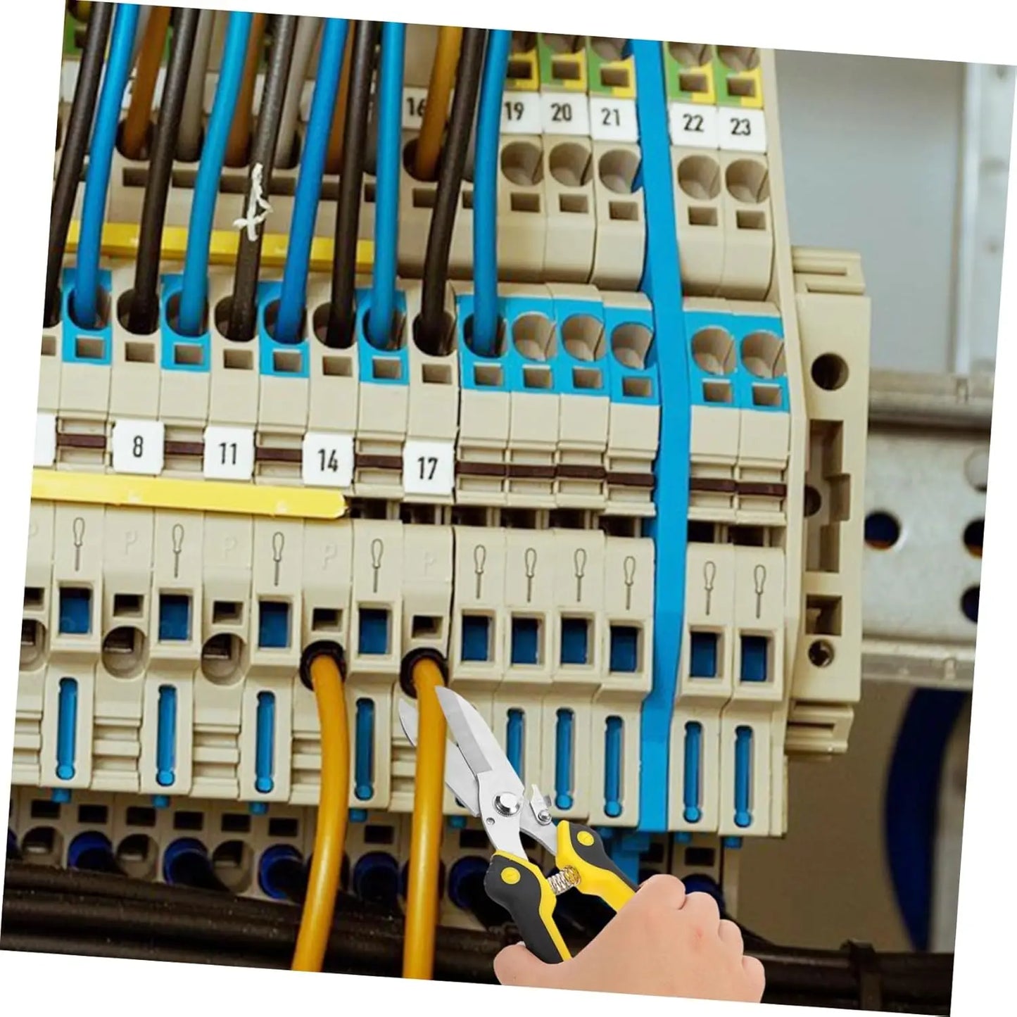 Multifunktionale Gartenschere aus Edelstahl mit rutschfestem Griff