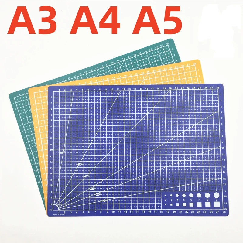 PVC Schneidematte einseitig A3 A4 A5 für Basteln Nähen DIY Werkbank