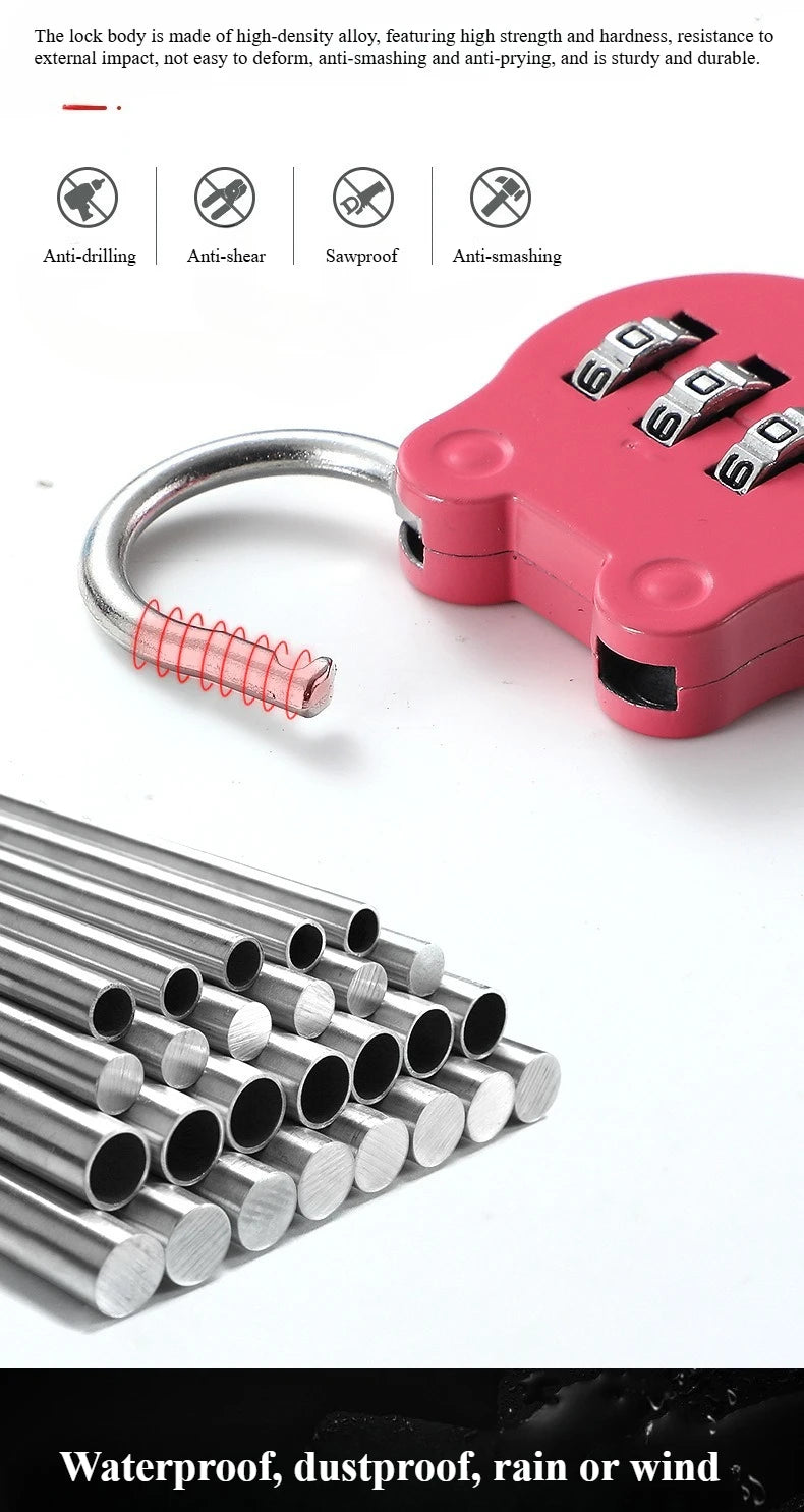 Sicheres Gepäck Ziffernnummer Codeschloss mit Digitaler Kombination