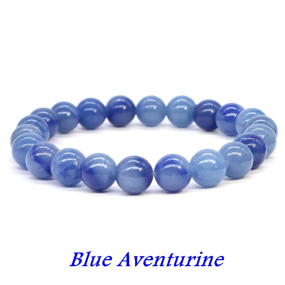 Natürliches Aquamarin Quarz Armband für Yoga und Meditation