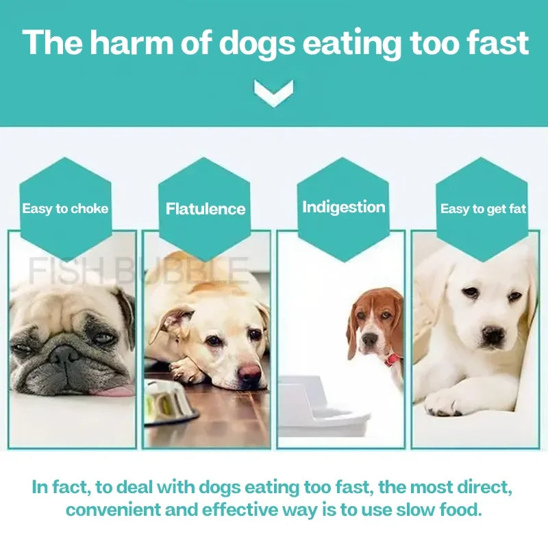 Slow Feeder Lick Matte mit Saugnäpfen zur Beruhigung für Hunde Katzen