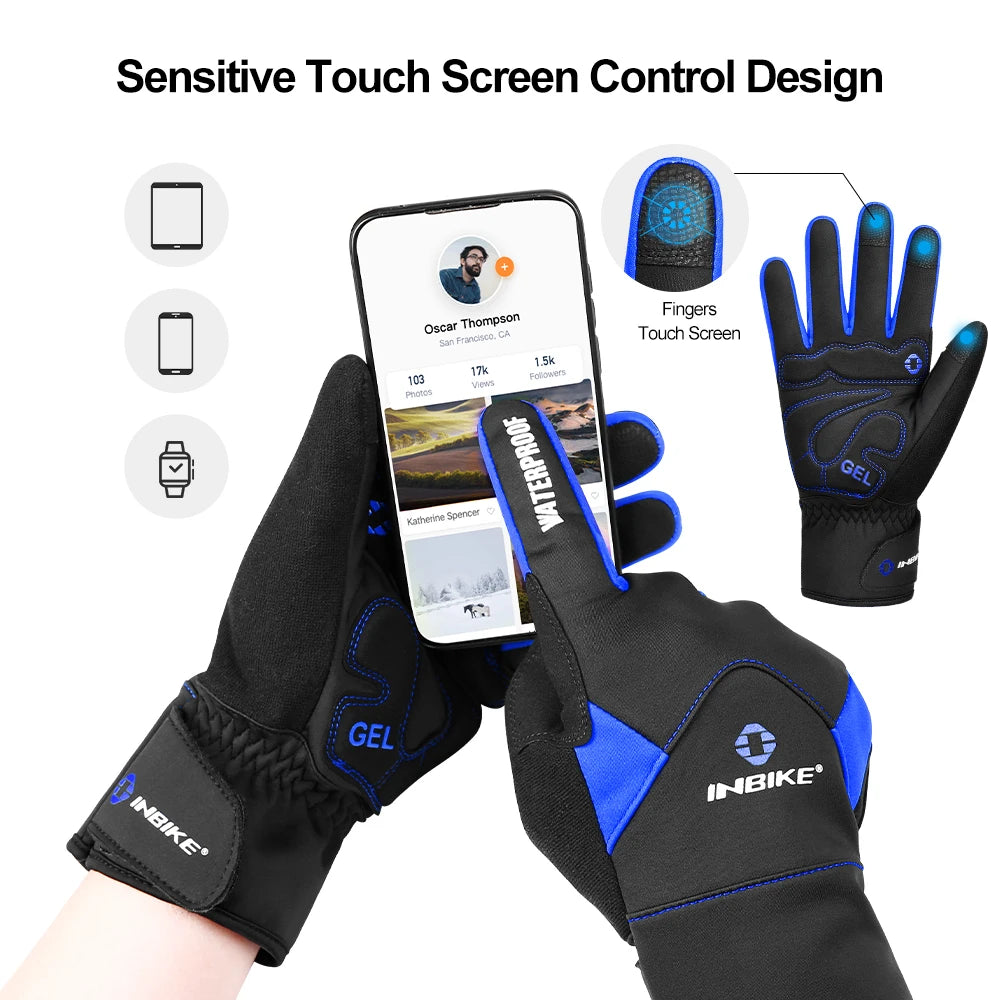 INBIKE Winter Fahrrad Handschuhe für Männer - Touchscreen-fähig-Yabubest - Home & More