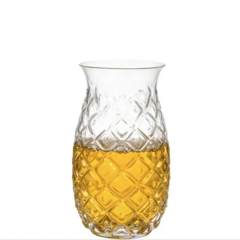 Kreative Ananasförmige Cocktailgläser 480 ml Transparent