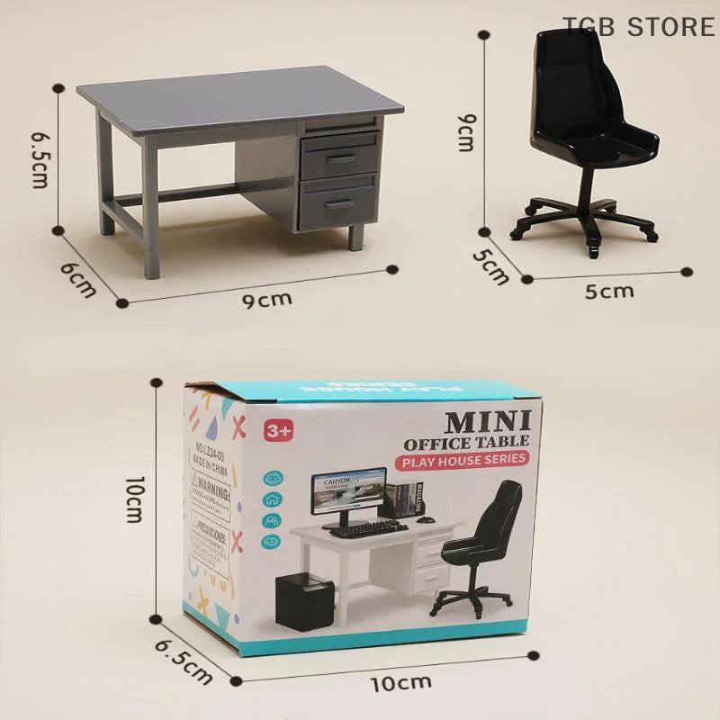 Miniatur Puppenhaus Möbel Set für realistische Raumgestaltung