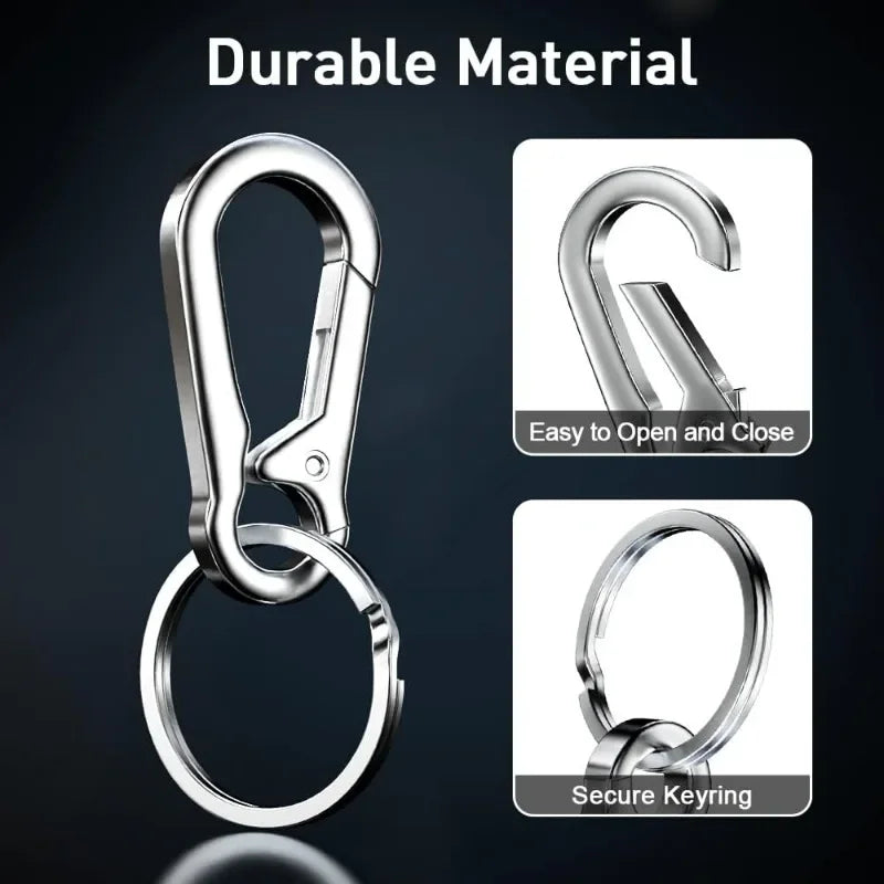 Metall Karabiner Schlüsselanhänger mit Kürbis Form 1-5 Stück Set