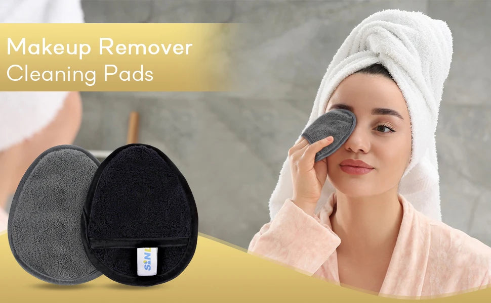 Sanfte wiederverwendbare Mikrofasern Make up Entferner Pads