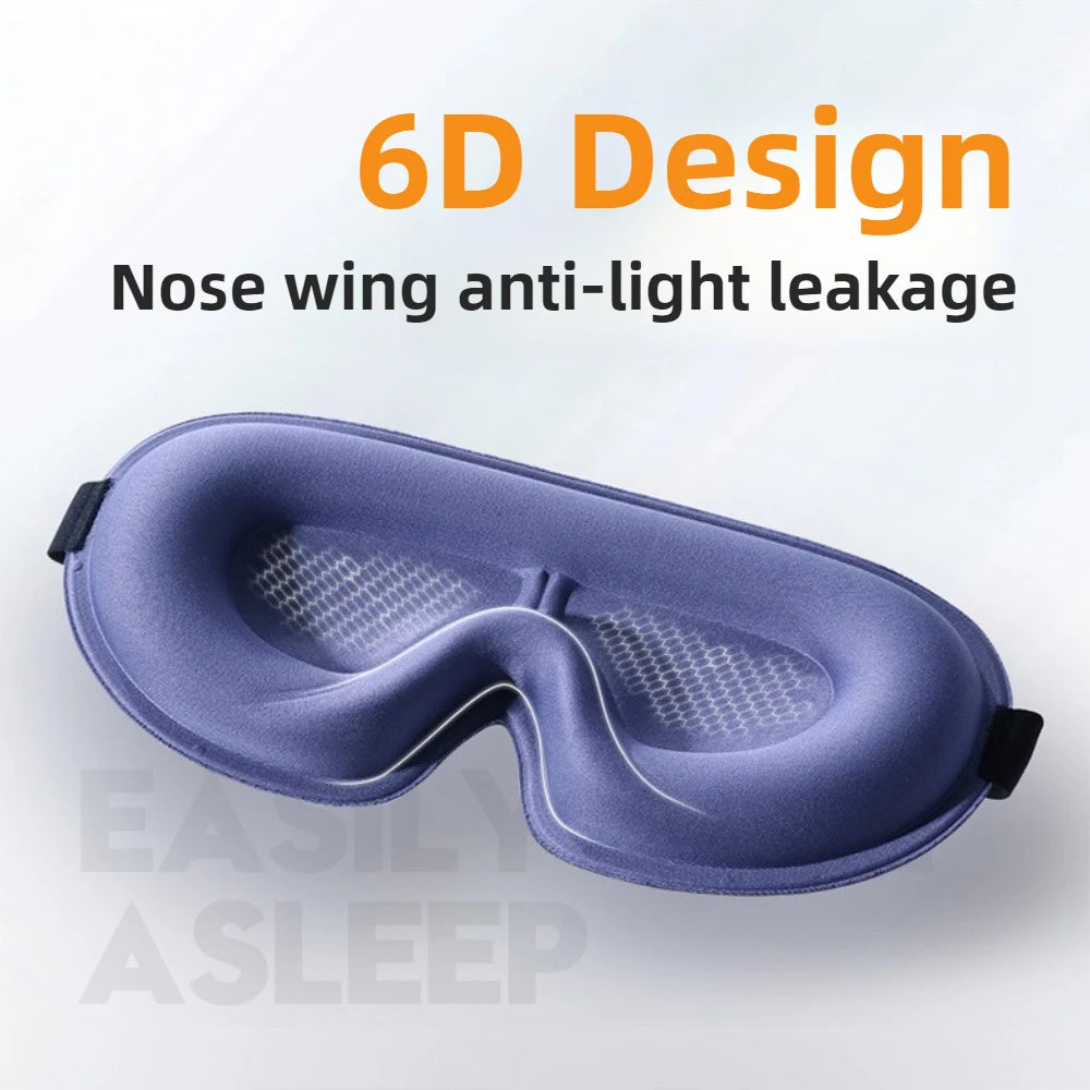 3D Schlafmaske mit Memory Foam für ungestörten Schlaf Reise