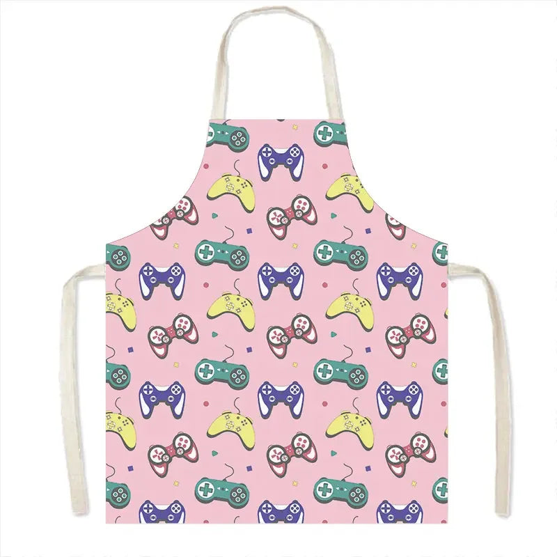 Leinen-Schürze mit Baumwollmix – Strapazierfähig und Pflegeleicht für Haushalt - Küche