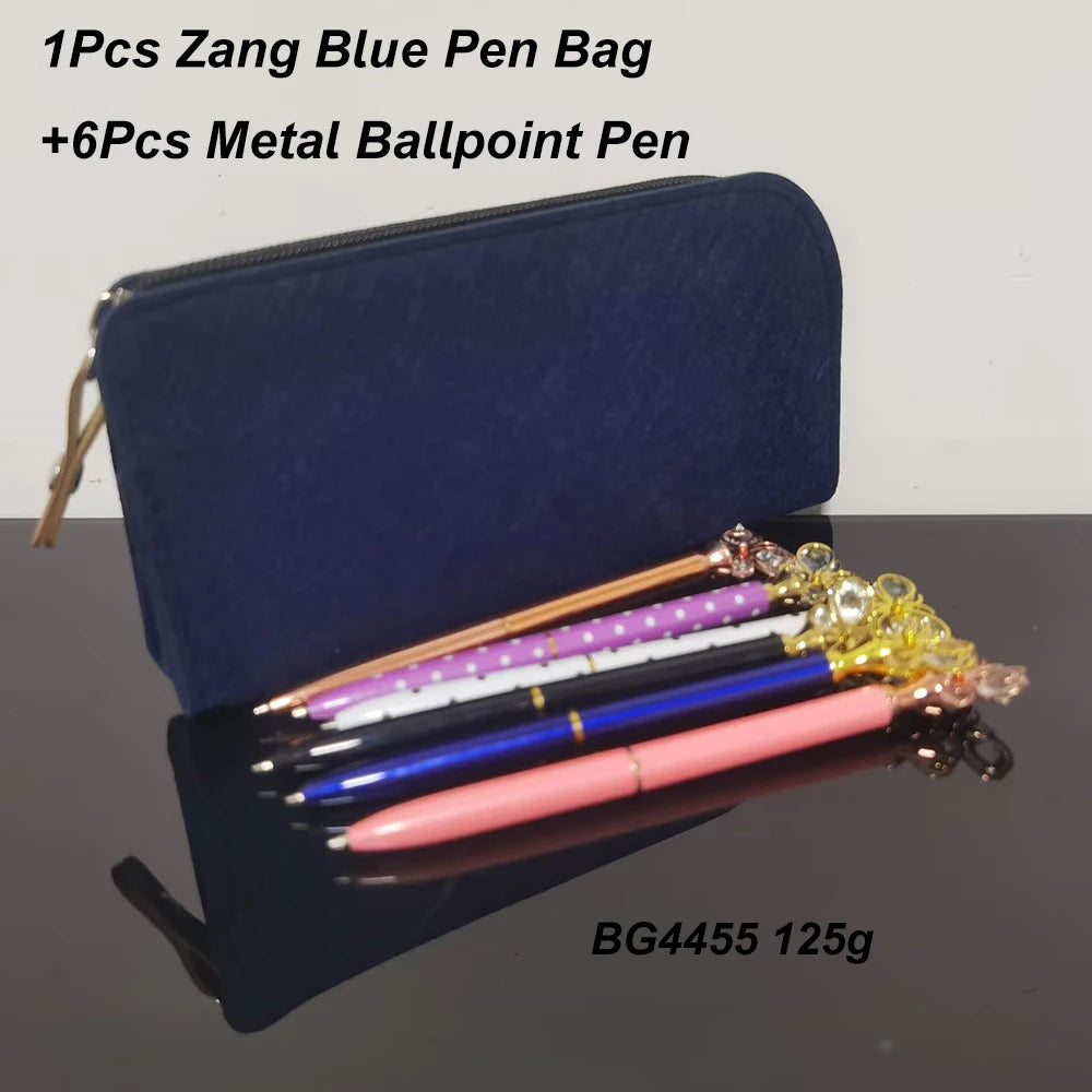 Filz Feder mäppchen 19,5 cm Schüler Stift Tasche Büro Lagerung