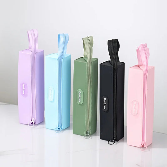 Langlebiges 1-teiliges Silikon Federmäppchen für Schule und Büro