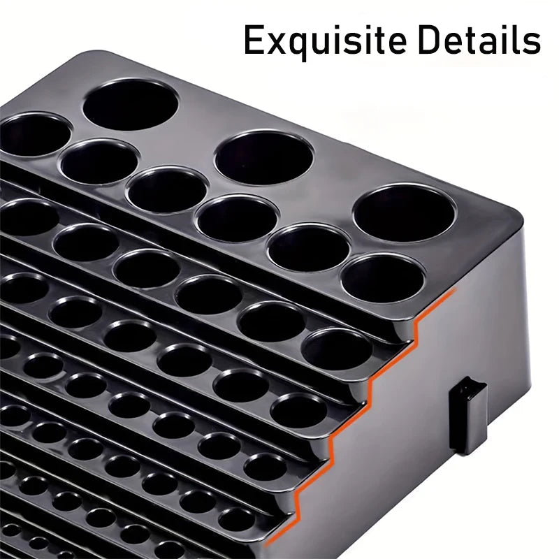 85-Loch Bohrerhalter Aufbewahrungsbox für Werkbank Schraubendreher Kunststoff