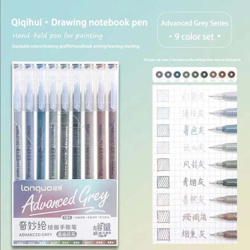 Gelstift Set 27-207 Farben – Zeichenstifte für Schule & Kreatives-Yabubest - Home & More