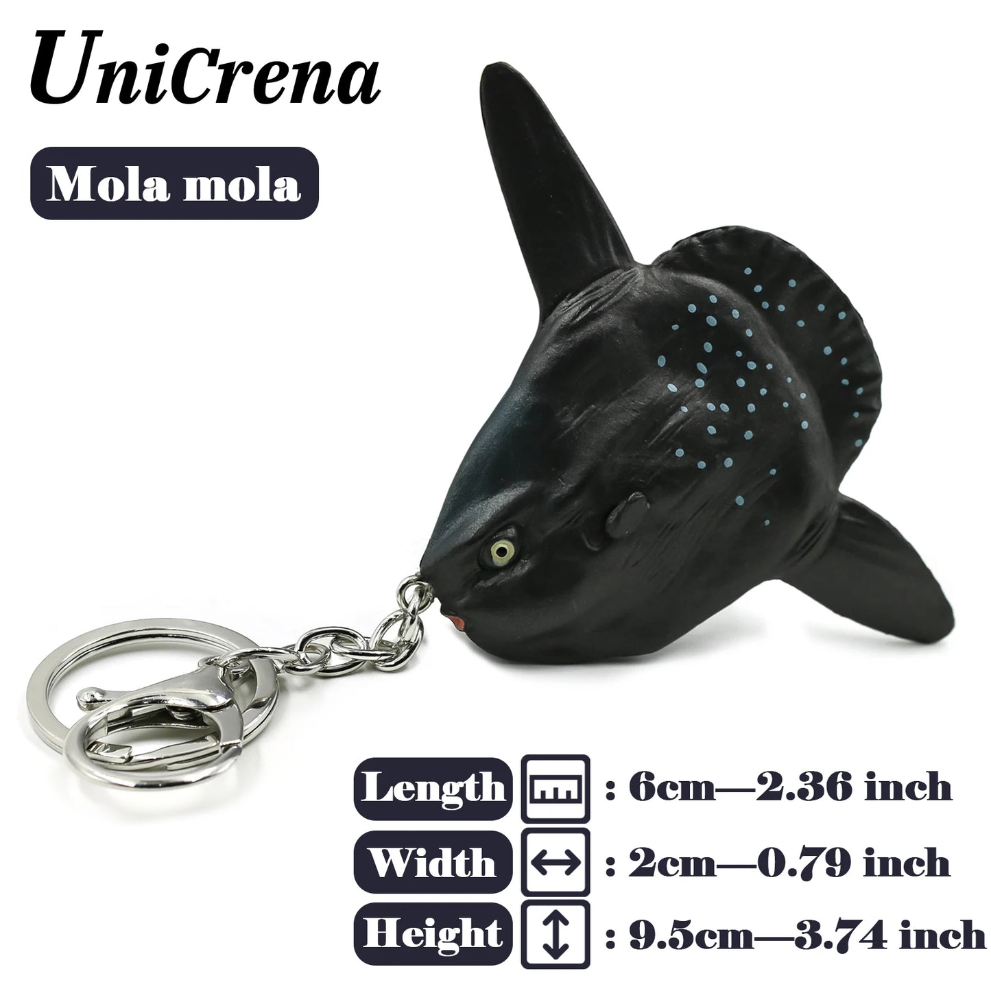 Kreativer handgefertigter Fisch Schlüsselanhänger mit Angeldesign Unisex