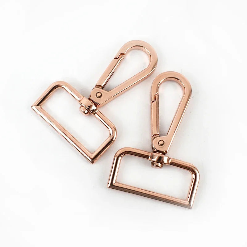 Metall Karabiner Schnallen 25mm 5 10 oder 20 Stück für Taschen DIY Zubehör