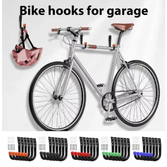 Robuste 6er Fahrrad Wandhalter aus Edelstahl bis 30kg – Platzsparend - Vielseitig