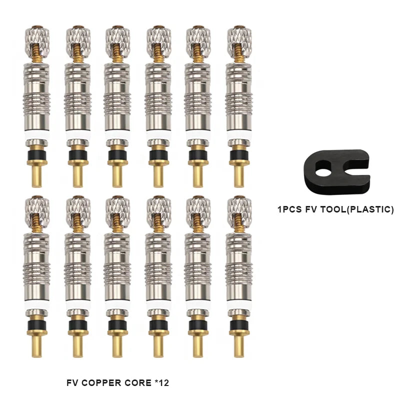 Präzises Presta Tubeless Ventil Core Kit – langlebig, abnehmbar - dicht
