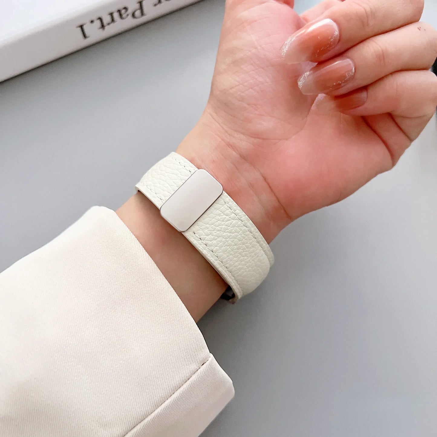 22 mm Lederarmband mit Magnetschnalle für Xiaomi Redmi Watch