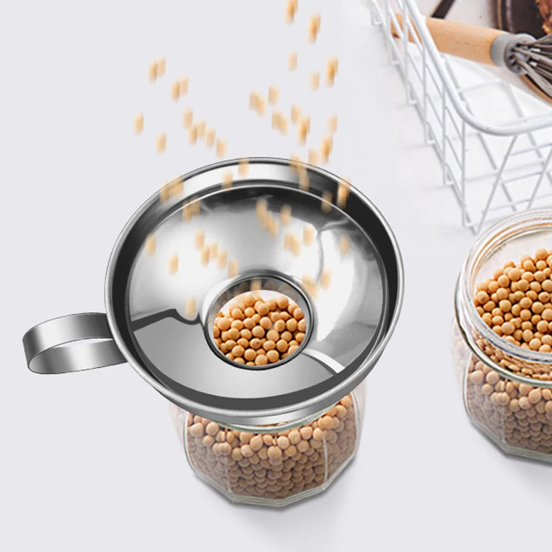 Edelstahl Trichter mit breiter Öffnung für Einmachen und Abfüllen