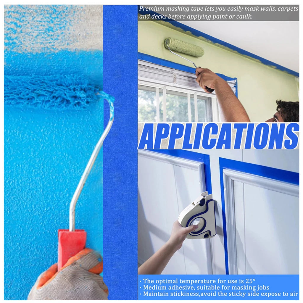 Präziser Maler-Klebebandabroller für saubere Farbkanten