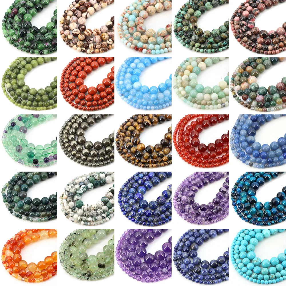 Kreieren Sie einzigartigen Schmuck mit vielseitigen Natursteinperlen