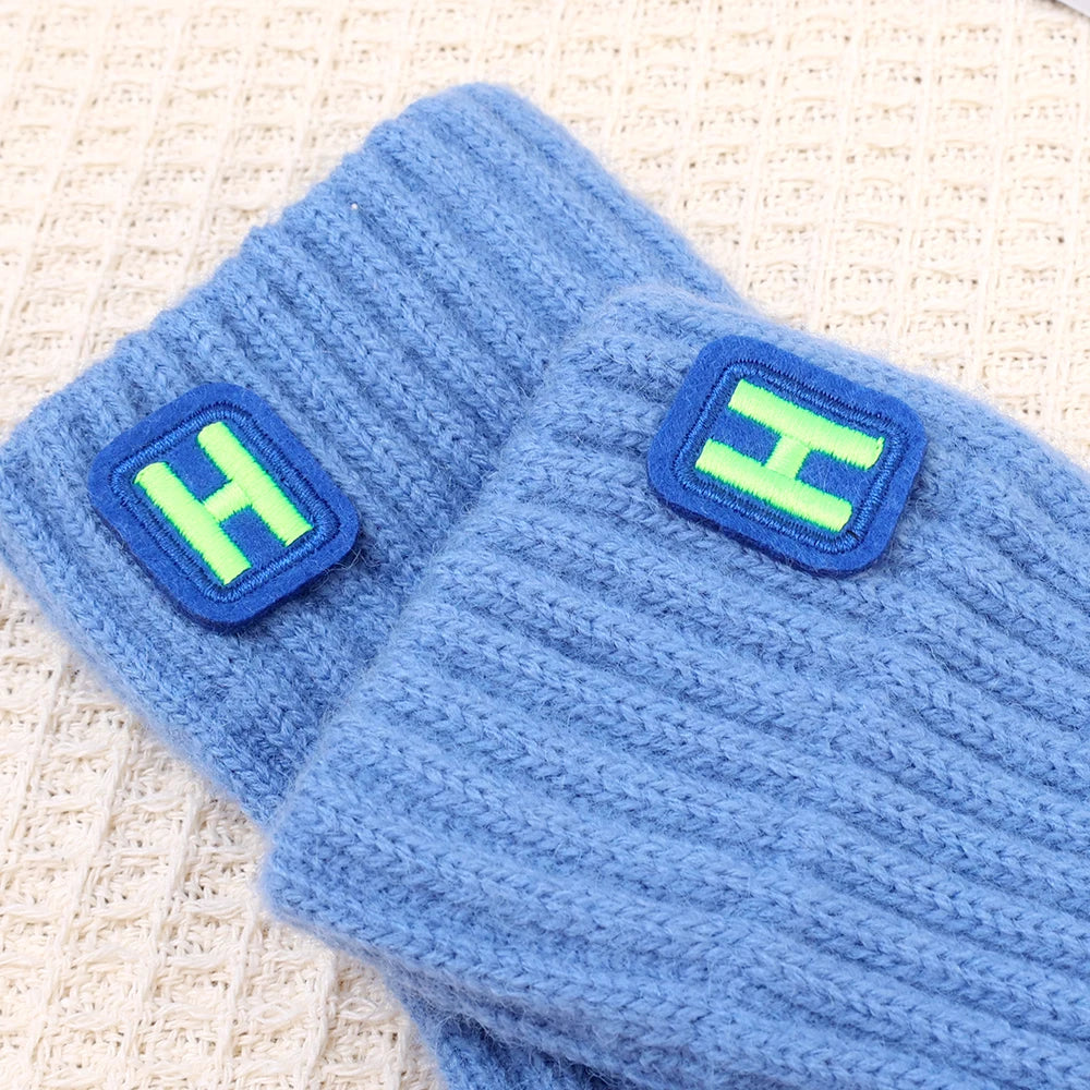 Gestrickte Thermo Halbfingerhandschuhe Für Damen Und Herren-Yabubestshop