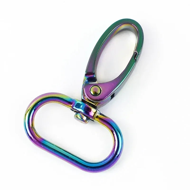 10 Stück drehbare Taschengurt-Haken Karabiner 16 bis 38 mm Metall