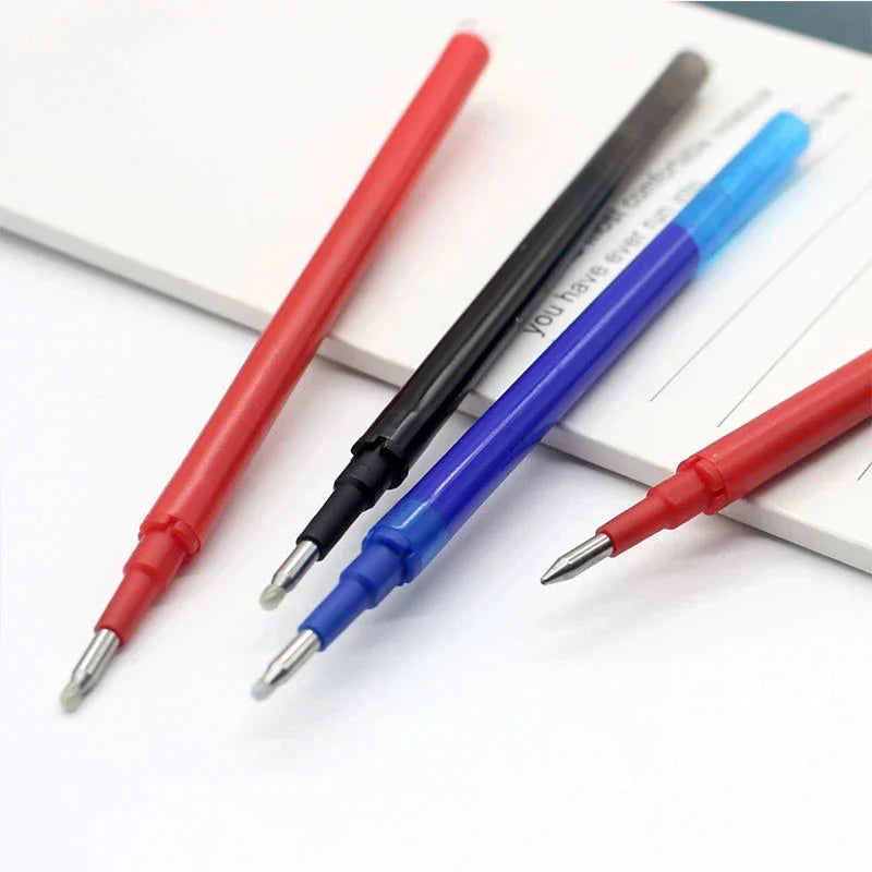 Löschbarer Gelstift 0,5 mm mit blauer, schwarzer - roter Tinte für Büro - Schule