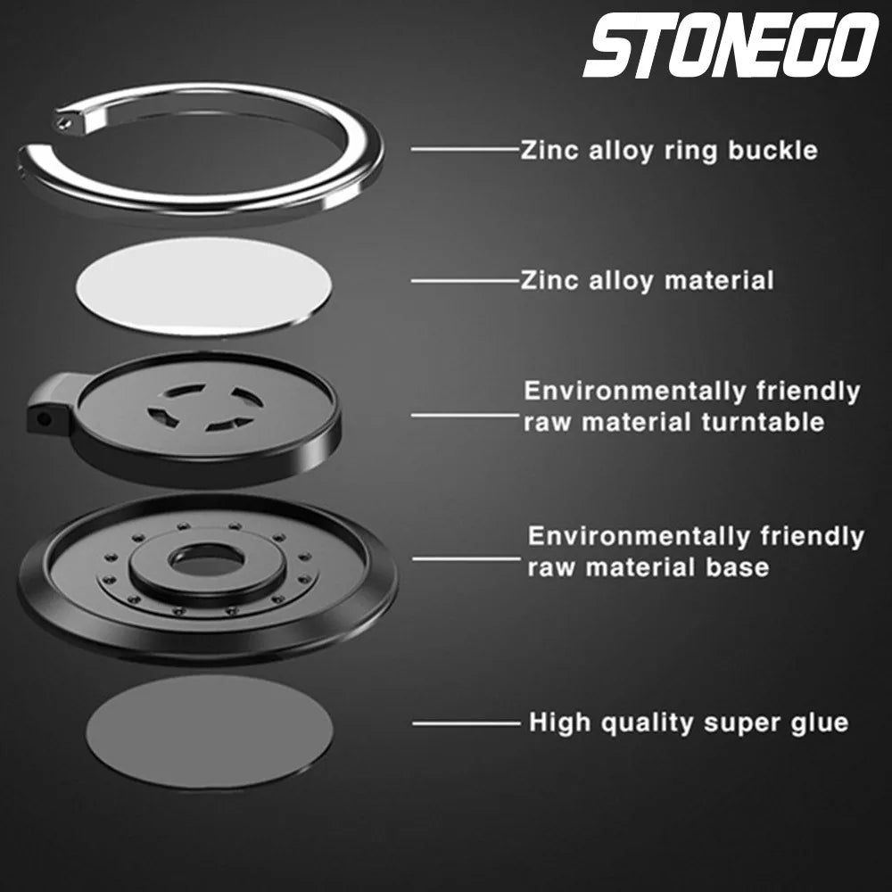 Universal Metall Fingerring Halter mit 360° Rotation für Handy Tablet
