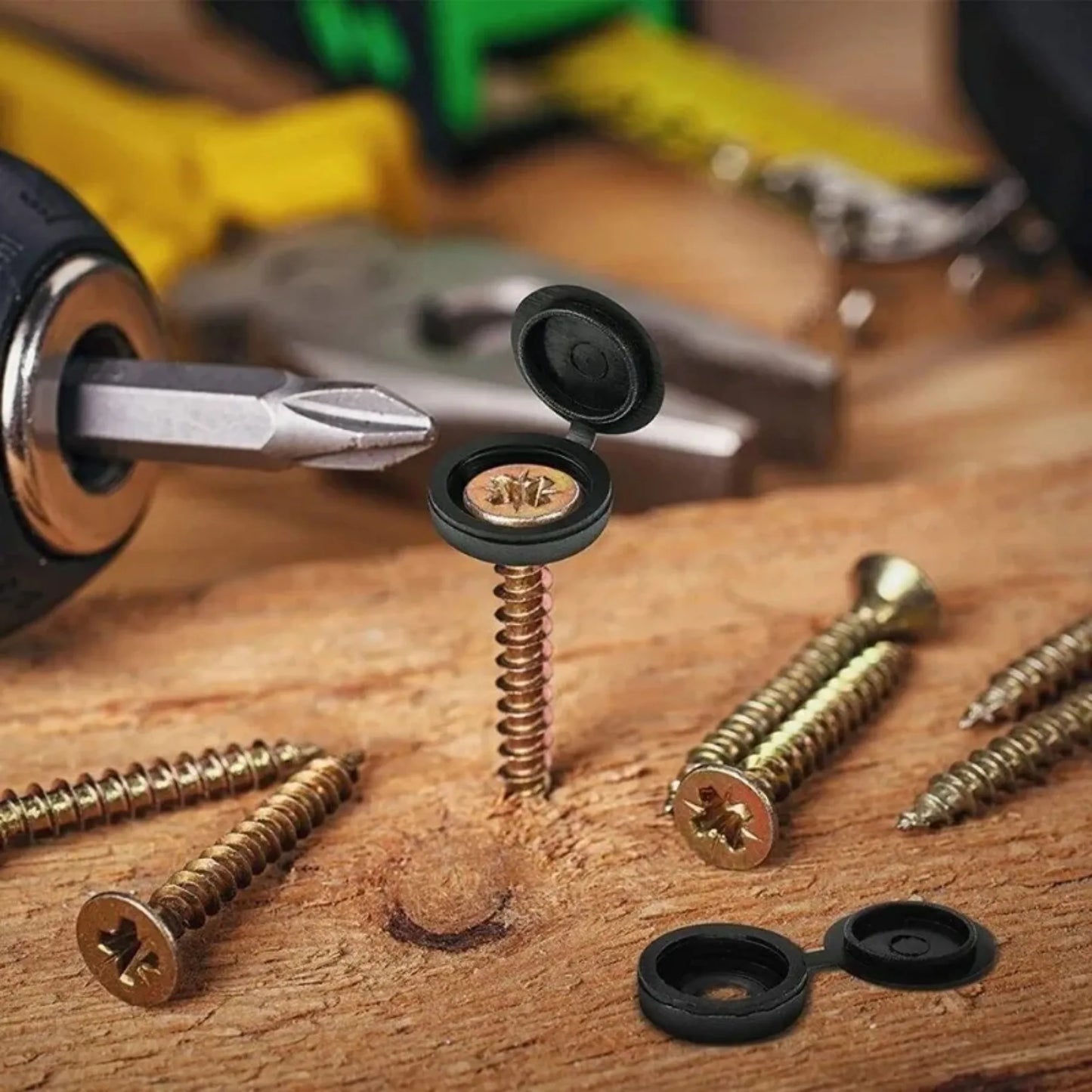 10 bis 100 Dekorative Schrauben Abdeckungen Nägel Muttern Caps Hardware