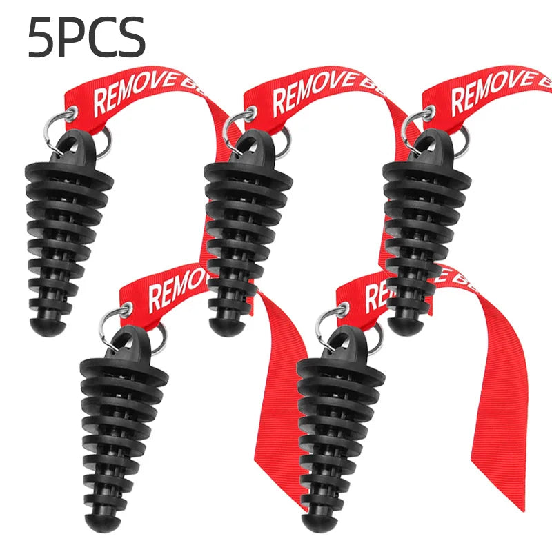 Robuster Gummi Auspuffstopfen für Endrohrschutz und Reinigung