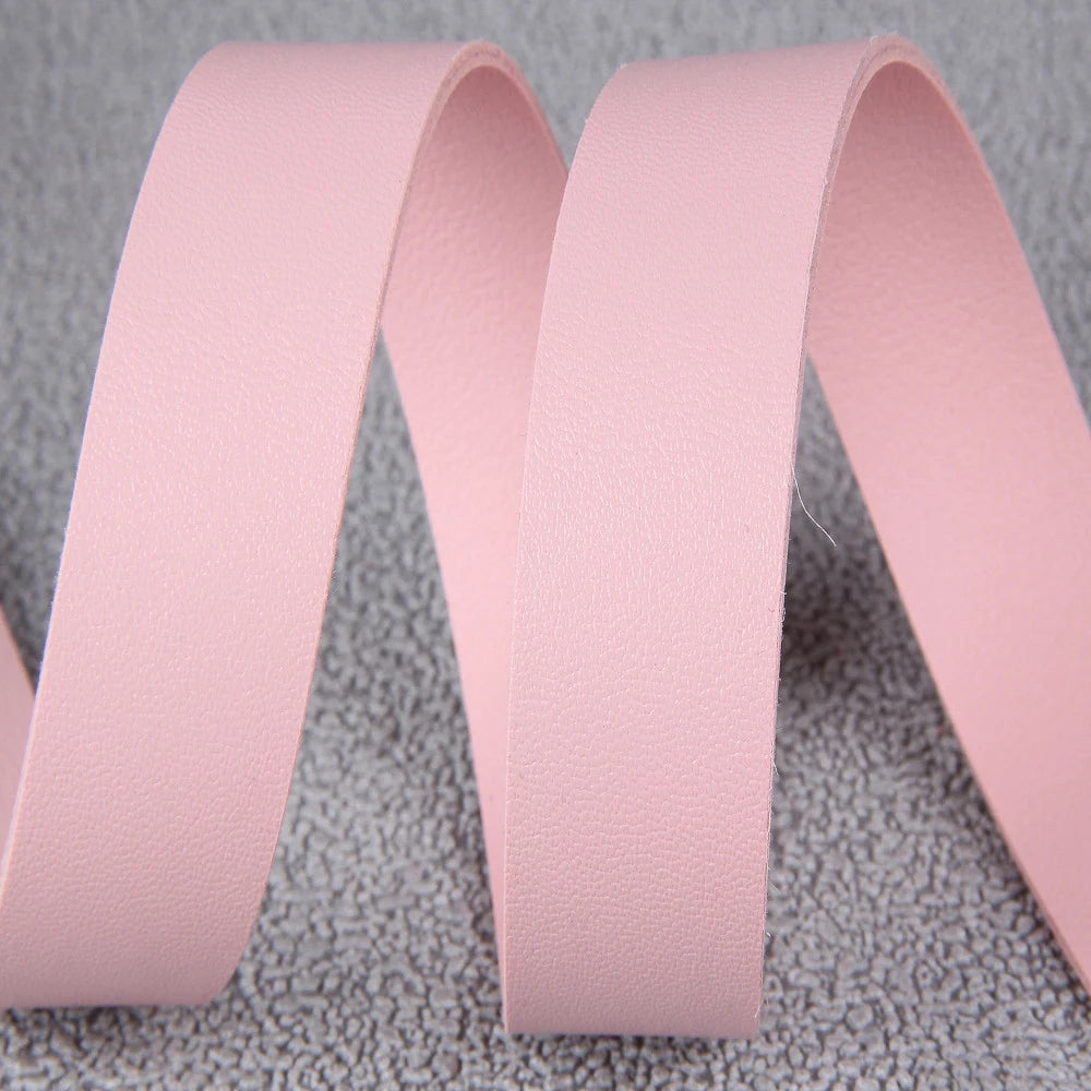 Bunte Kunstleder-Schmuckschnur 2 Meter, 10-25 mm breit für DIY Schmuck