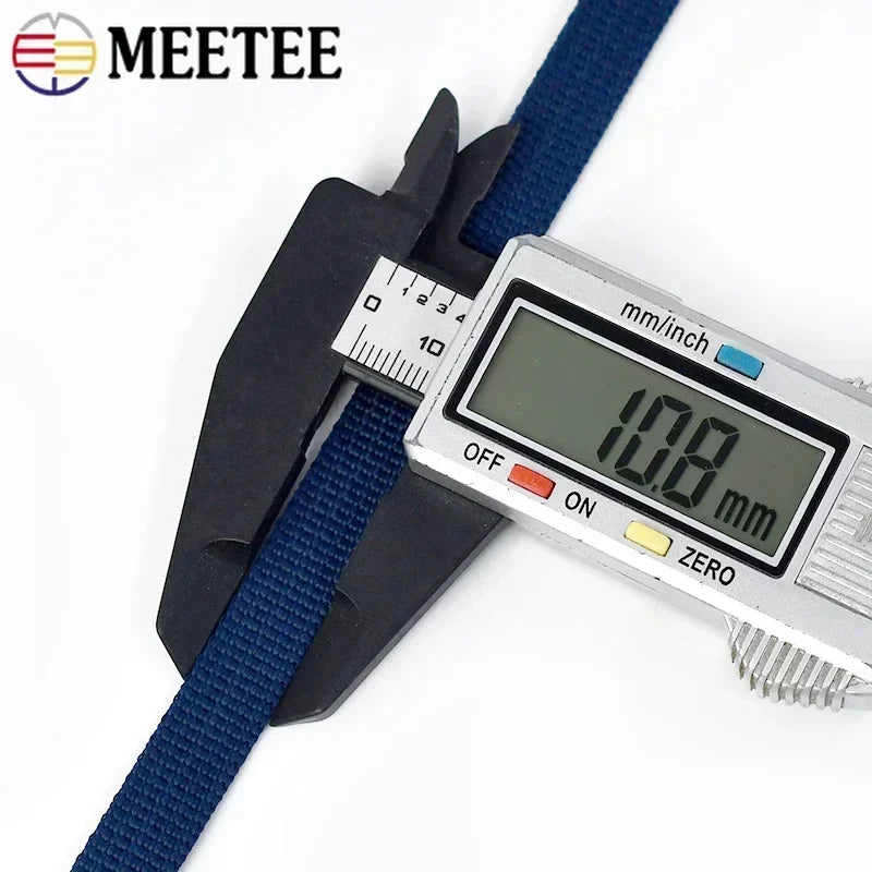 45m Rollen Gurtband 10mm breit in bunten Farben für DIY Nähzubehör