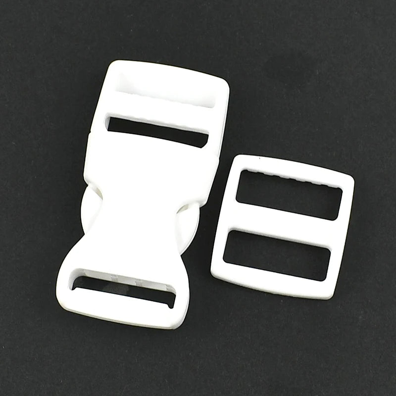 Vielseitige Kunststoff Schnallen & Karabinerhaken Sets – Größen wählbar