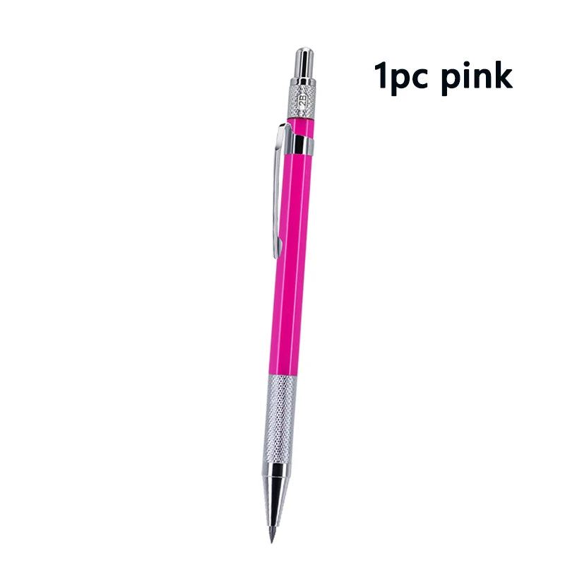 Mehrfarbiger Metall Druckbleistift 2mm Minenautomatik Schulbedarf