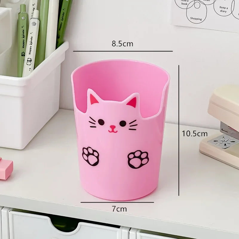 Niedlicher Cartoon Bleistift Organizer Kawaii Katze Pinselhalter Kinder