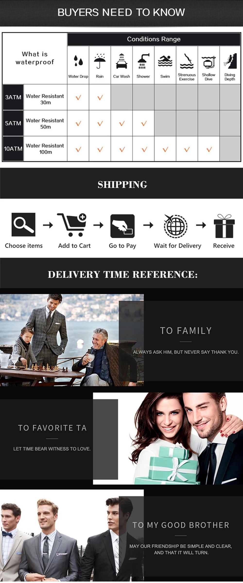 Wasserdichte Edelstahl Herrenuhr mit Chronograph und Leuchtfunktion-Yabubestshop