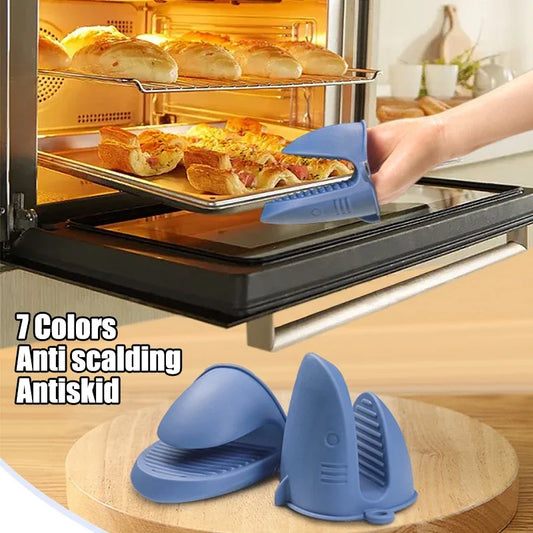 Haiförmiger Silikon-Ofenhandschuh: Hitzebeständig - Rutschfest