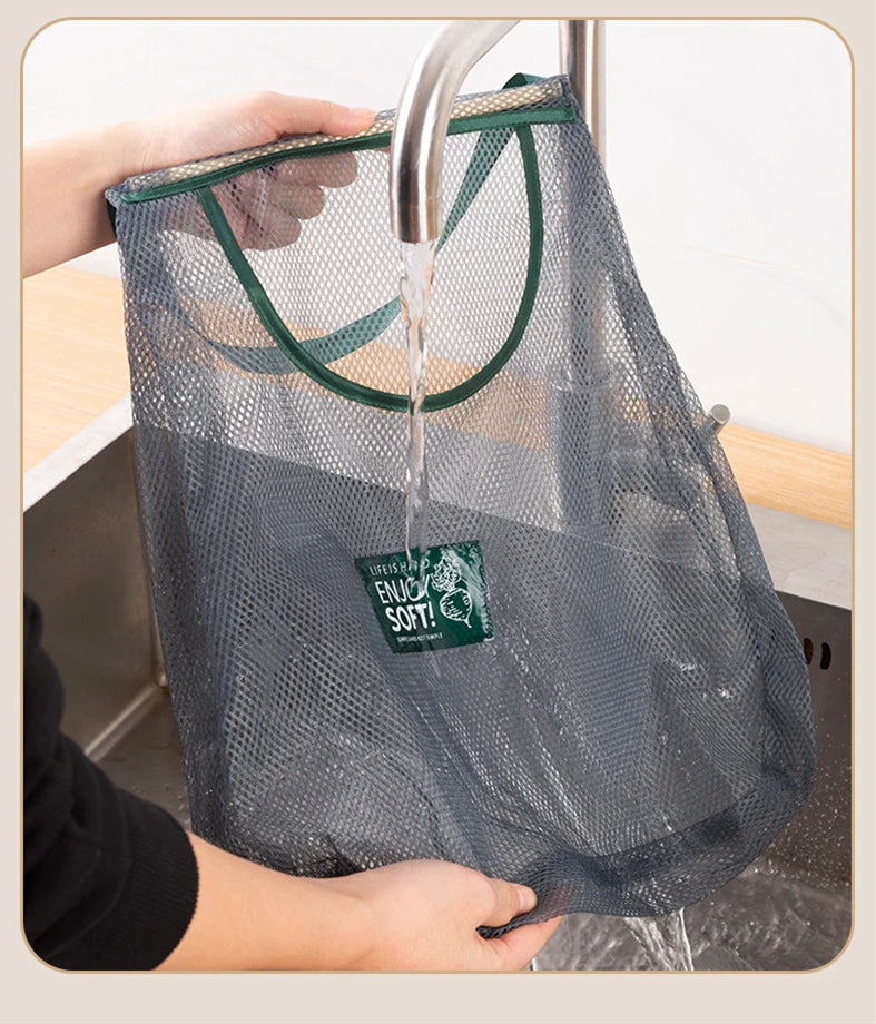 Wiederverwendbare Netz Aufbewahrungsbeutel für Obst und Gemüse