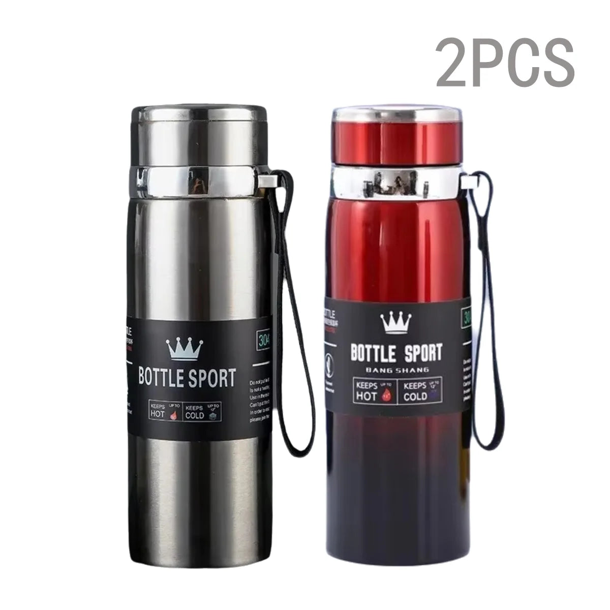 24h Thermosflasche aus Edelstahl 1000ml – Auslaufsicher - Hochisolierend