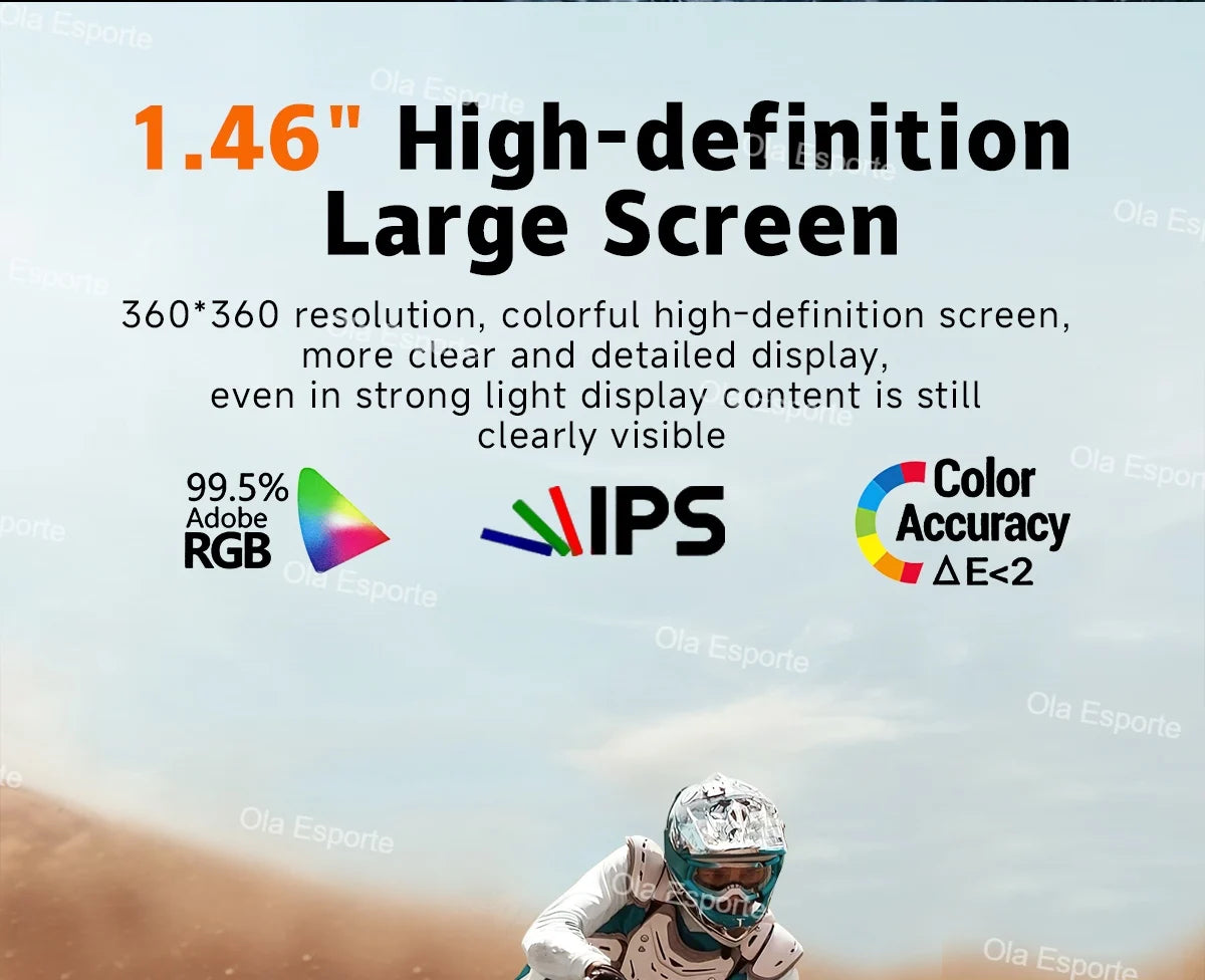 Sportliche Smartwatch mit Herzfrequenz und Gesundheitsüberwachung