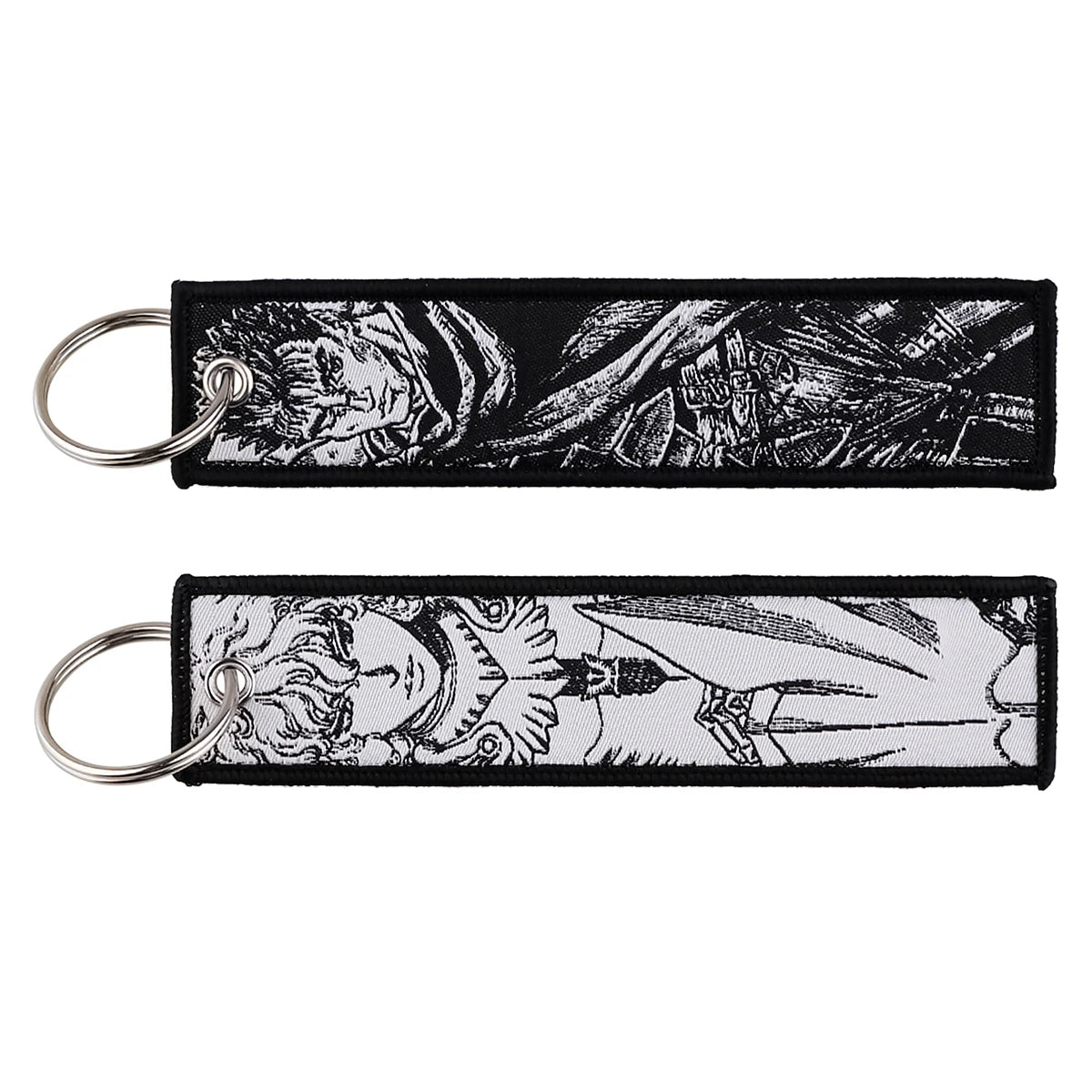 Manga Cartoon Schlüsselanhänger aus Metall für Motorrad und Auto 13cm