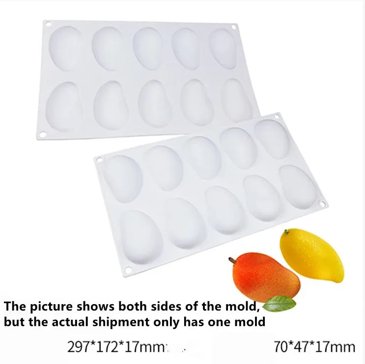 Fruchtige Silikon Backform für Mousse und Desserts
